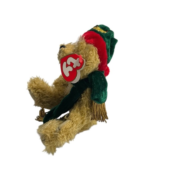 Ty Attic Treasures Spruce Bear 1998 Christmas Holiday Plush Collectible w/ Tags - Picture 3 of 14